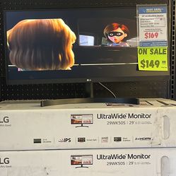 29” LG Ultrawide Monitor