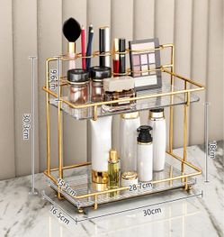 Bathroom Countertop Organizer Anti Slip for Makeup Brushes Counter Tabletop