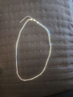925 Italy Silver 18" Cuban Chain