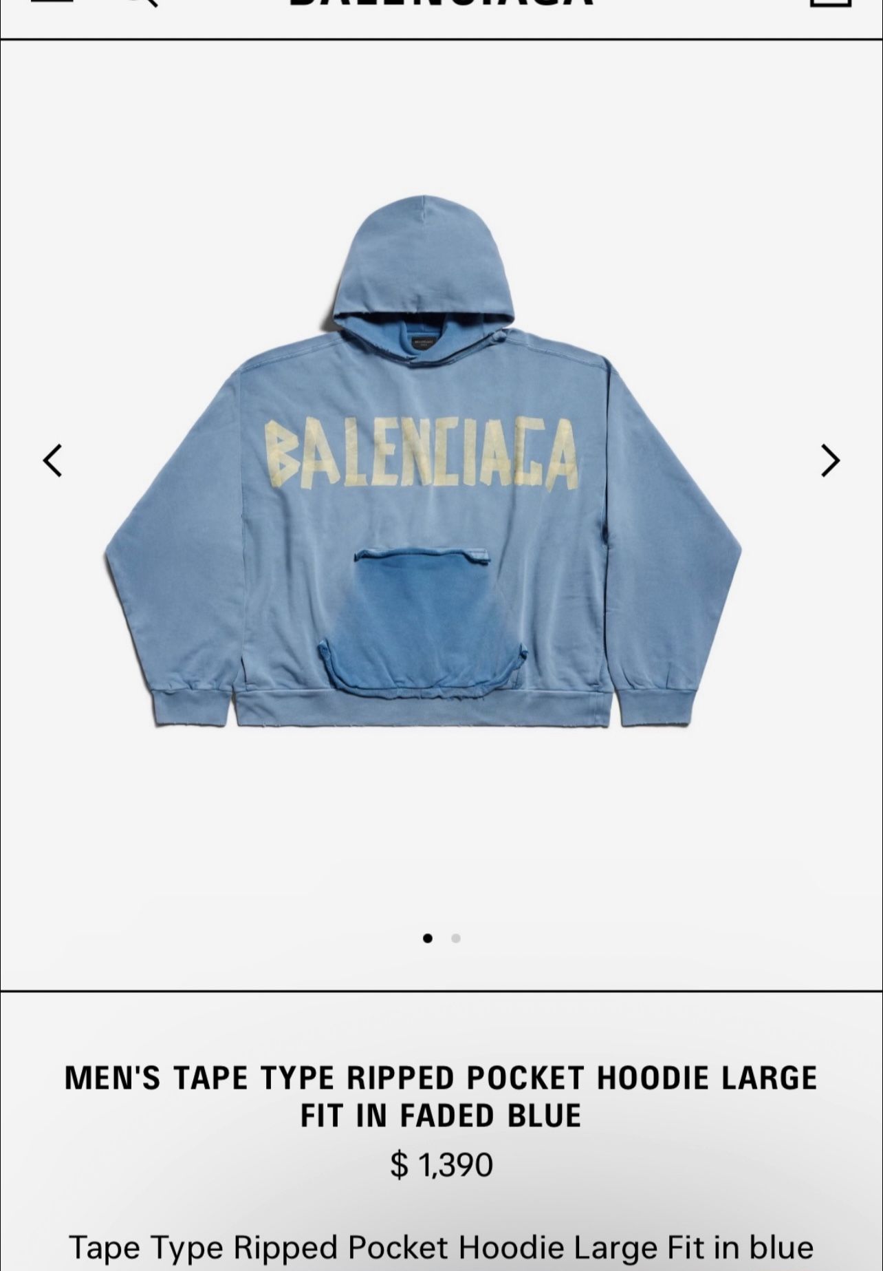 Balenciaga Hoodie New 