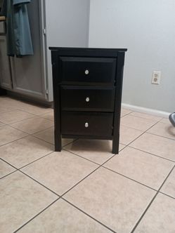 Bedside table wood