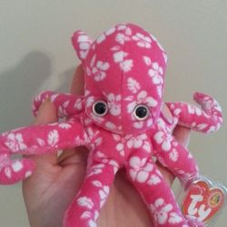 Octopus Beanie Babies, new, mint