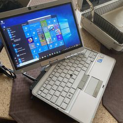 Like New Hp Elite Book Tablet And Pen Windows  10  Intel I-5 duel  Core Bluetooth Metal Case Good battery Ac Adapter 