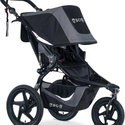 VGUC BOB Gear Revolution Flex 3.0 Jogging Stroller, Graphite Black