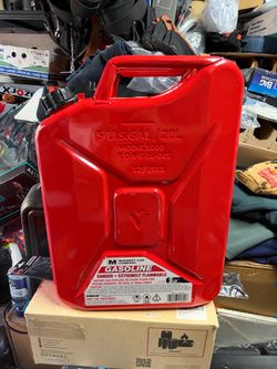 Midwest Can 5810 Jerry Metal Can 5 gallon capacity Gas Can,