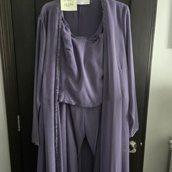 Size 20 Mother of the Bride Lilac  Formal.Pants Suit