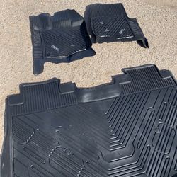 2015 Ford F150, Black Rubber Full Set
