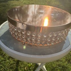 Crystal Rose Gold Cake Stand