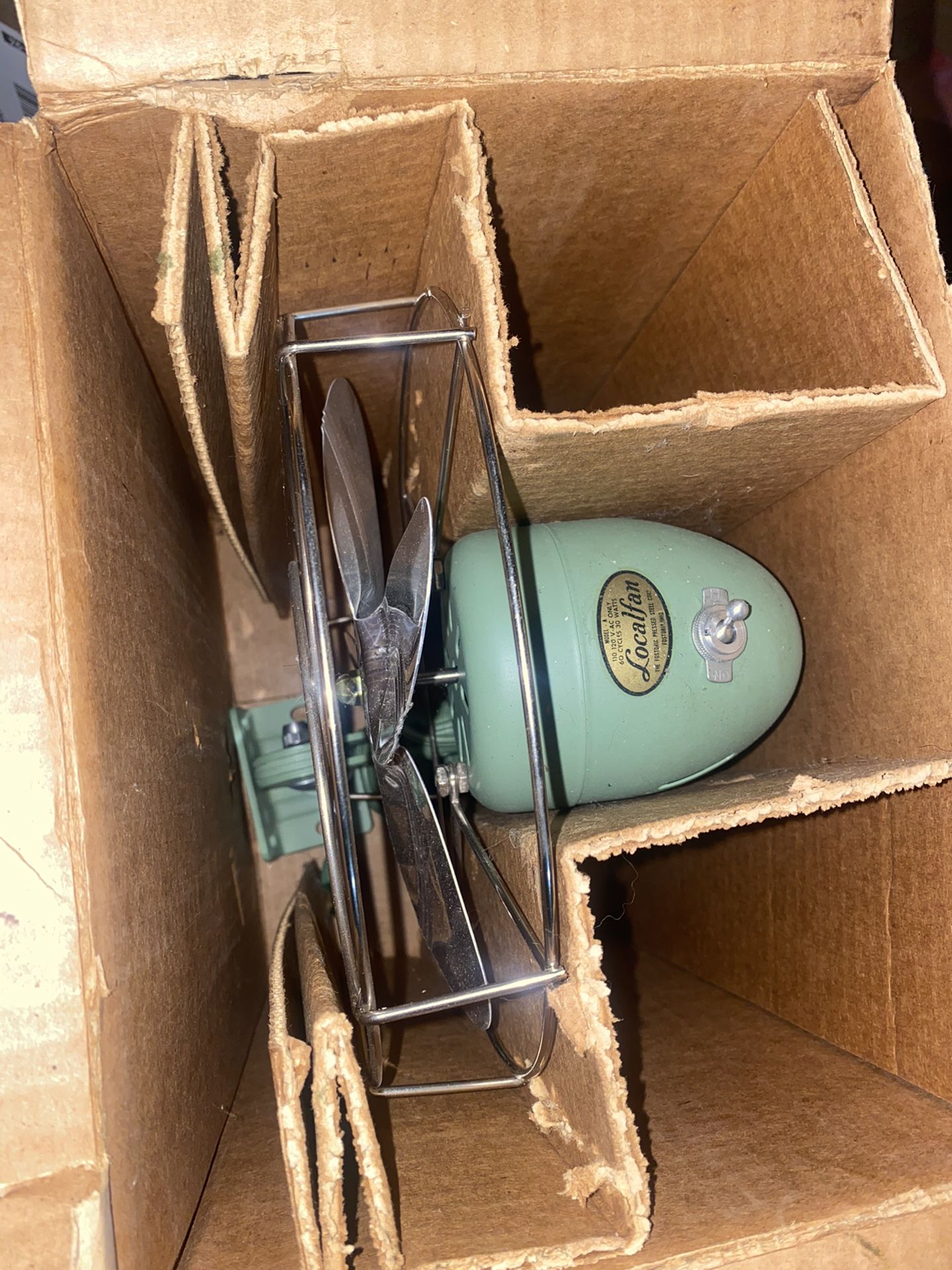 Vintage Fan New In Box