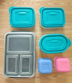 Vintage Rubbermaid and Tucker Storage Containers