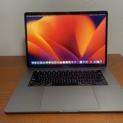 Apple 🍎 MacBook Pro With TouchBar 15” Core i7 16GBRam 512GB SSD 