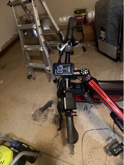 Electric Fat Tire E-Bike with Rear Passenger Seat