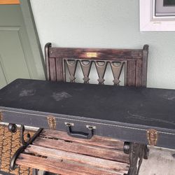 Vintage Black Tolex Hardshell Electric Guitar Case