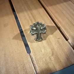 Gold Cross Nugget Ring