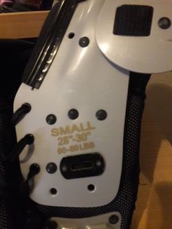 Football helmet and pads