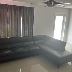 Leather Sectional Couch