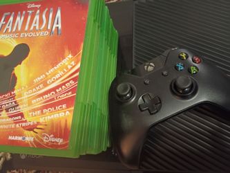 Xbox One Console with a Controller and 10 games
