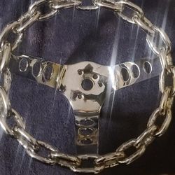 VINTAGE CHAIN STEERING WHEEL