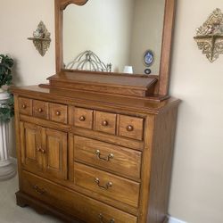 Solid Oak Dresser