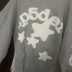 Grey Spider Hoodie