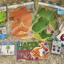 Dinosaur Birthday Decorations $5