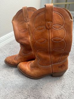Laredo Leather Cowboy Boots