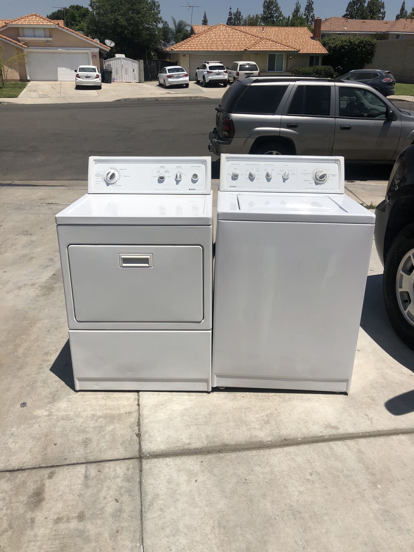 Kenmore 90 series washer and dryer gas heavy duty super capacity plus good condition deliver and installation available