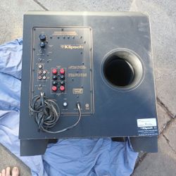 Klipsch powered subwoofer that uses BASH amplifier technology.