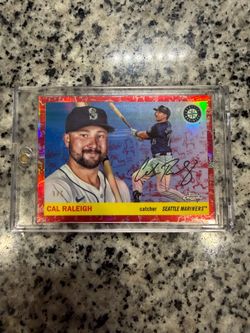 Cal Raleigh /5 Toile Cream Topps Chrome