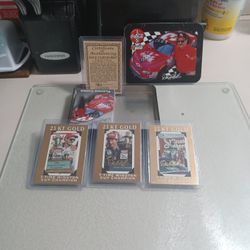 Dale Earnhardt 23kt Gold Cards With Certificate Deck Of Ca4ds And Tin Case