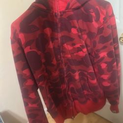 Double hood bape jacket