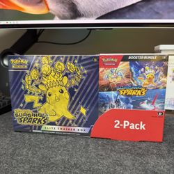 X7 Pokemon surging sparks 2 packs cotsco 