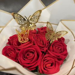 Valentines Day Eternal Roses Bouquet 