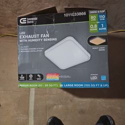 Commercial Electric Ledcexhaustvfanbwuthbhumidityvsensing