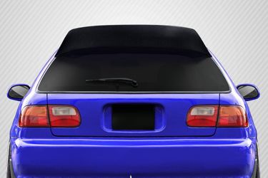 Blemished 1992-1995 Honda Civic HB Carbon Creations Demon Rear Roof Wing Spoiler - 1 Piece
