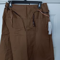 Larry Levine Dark Brown Skirt  Size 8P