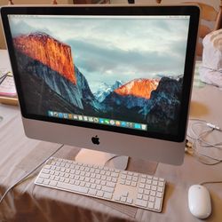 (24 In) Apple IMac El Capitan Desktop Computer 8 Gb Ram 240 Gb storage