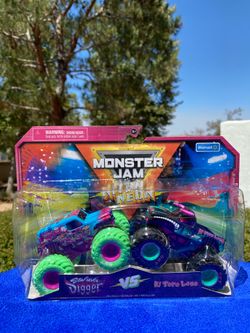 Monster Jam Nitro Neon El Toro Loco & Son Uva Digger