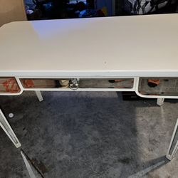 Pier One  Imports/Desk With Drawer And It Comes With A Glass Too