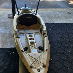 Sundolphine Sit On Fishing/Recreation KAYAK 10' W/ Paddle