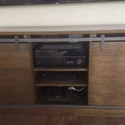 World Market Brown wood media console