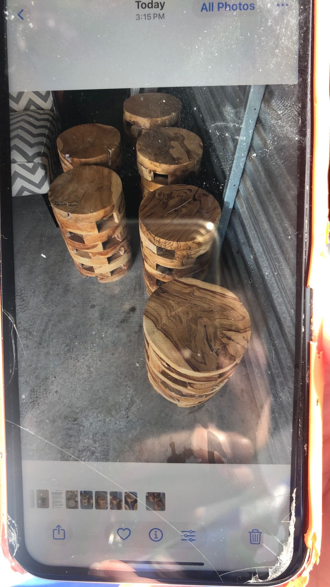 Teakwood Stool or Table