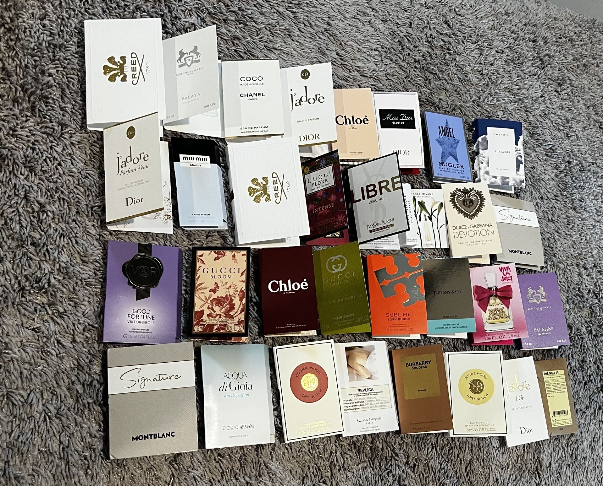 Perfume, Samples 