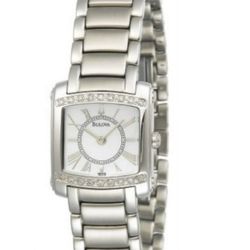 Bulova Diamond Accent Mother Of Pearl Watch