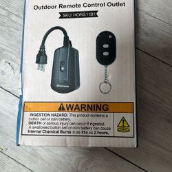 Dewenwils Outdoor Remote Control Outlet