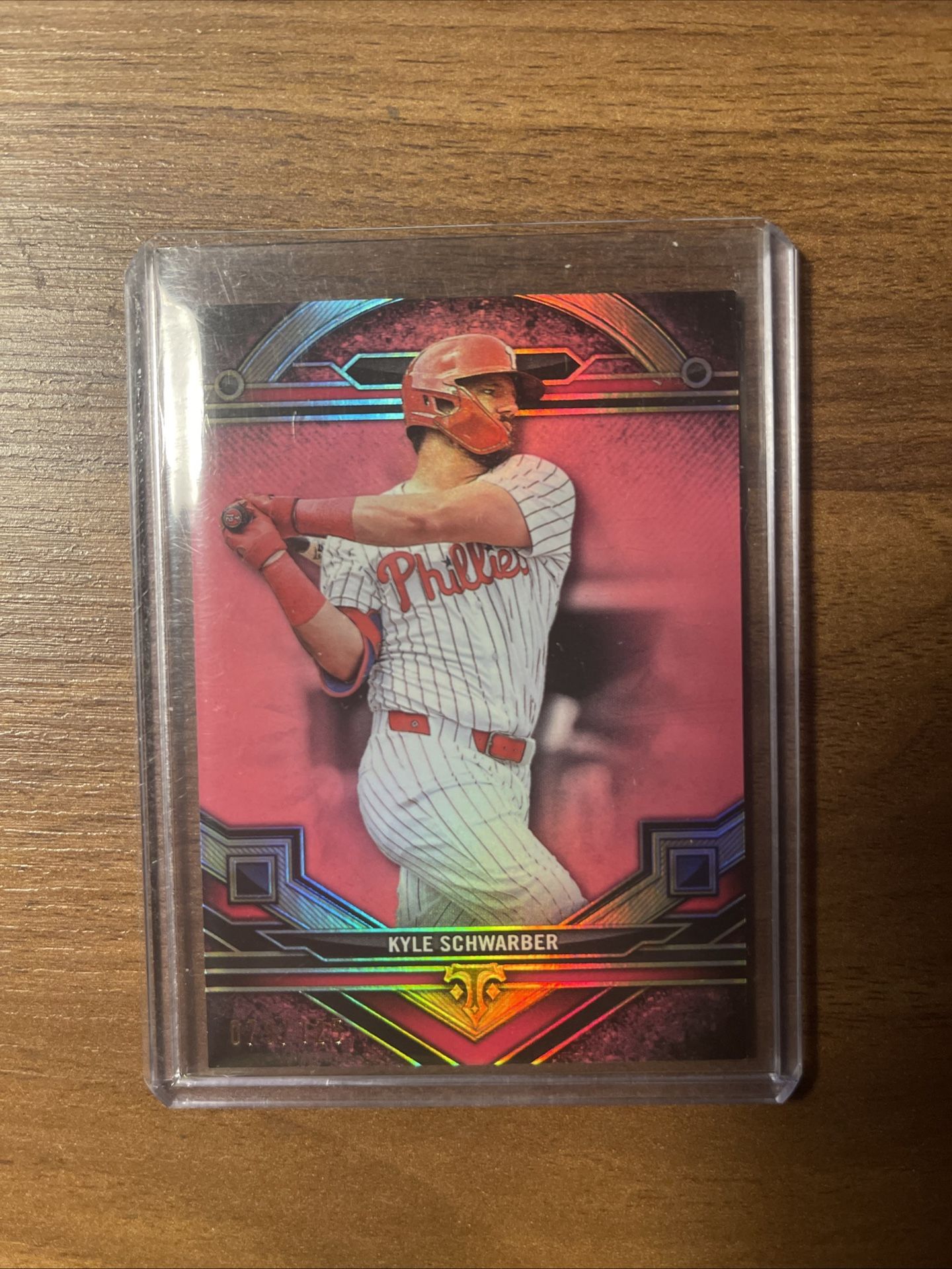 Kyle Schwarber 2024 Topps Triple Threads Tourmaline Parallel /125 #118, Phillies 2025 All-Star MVP