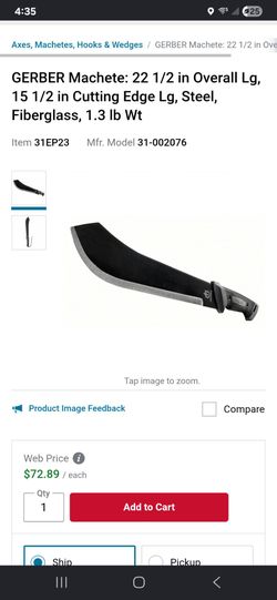 Gerber Machete
