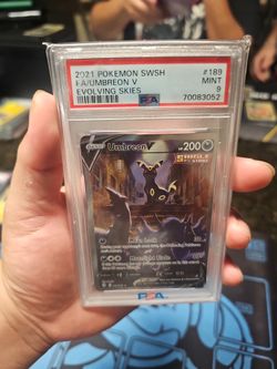 Pokemon umbreon v evolving skies psa 9