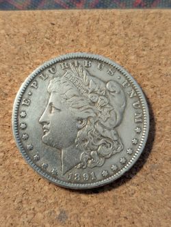 1891-P Morgan Silver Dollar 90% Silver Nice!