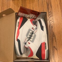 Nike Air Jordan Retro Fire Red 3 Size 10